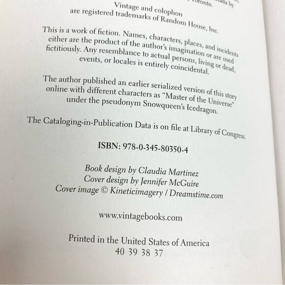 Fifty Shades Freed E.L. James 3rd Book in the Trilogy Romance Vintage Books 2012 - Picture 5 of 15